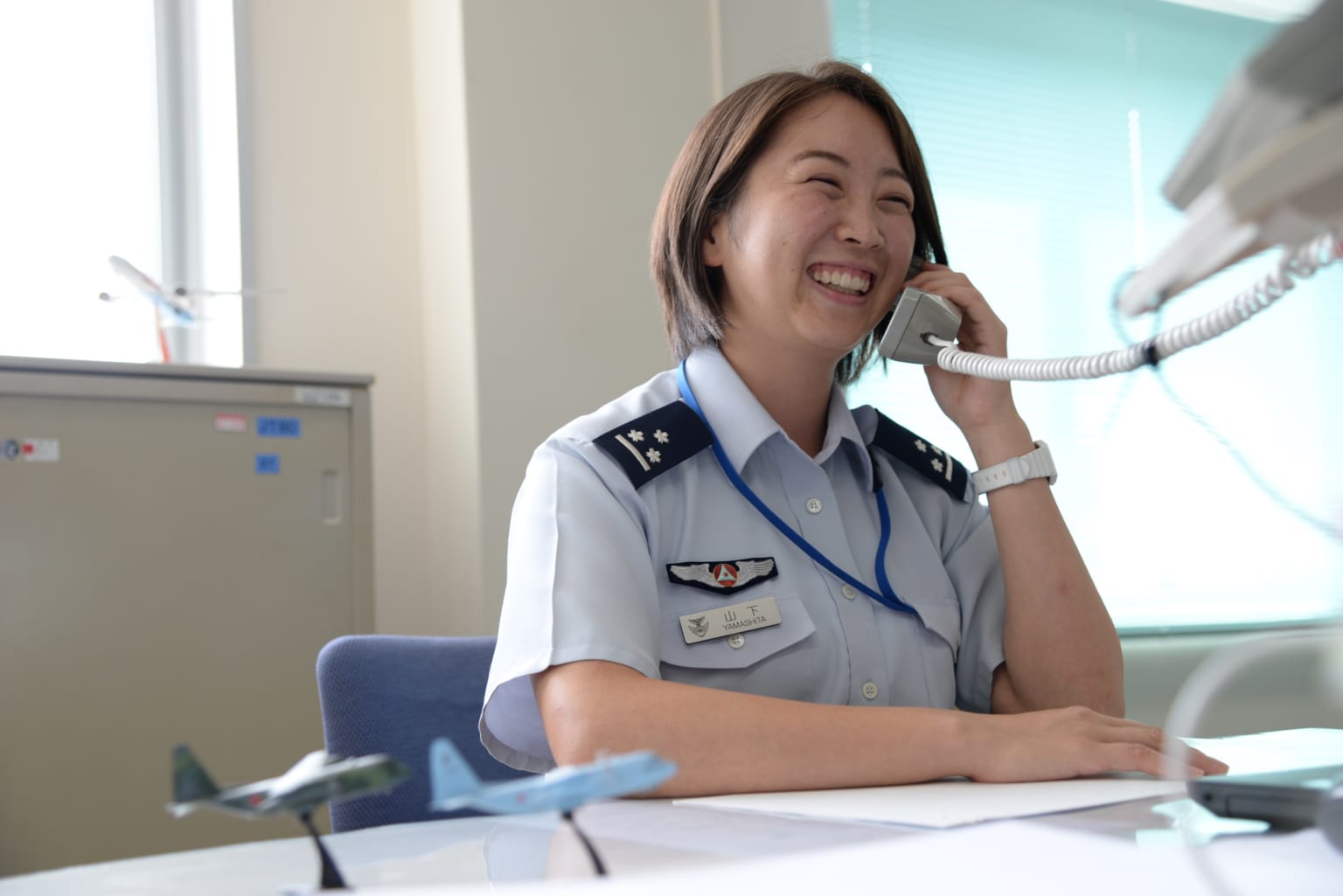 航空自衛官・山下省子さんの志望動機。スイッチが入ったきっかけは「東日本大震災」 やる気ラボ